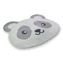 Ver imagem 2 de Tapete Quarto Infantil Rosto Panda Antiderrapante e Antialérgico
