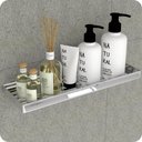 Ver imagem 1 de Porta Shampoo Inox Suporte De Parede Banheiro MAX