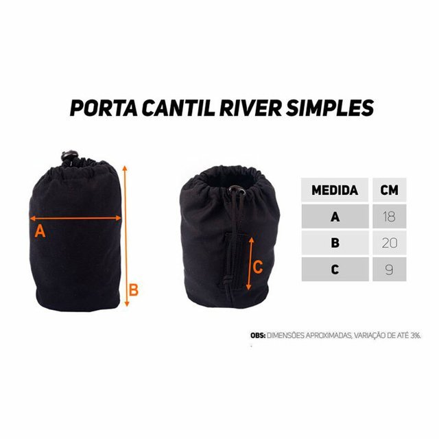 Kit River Cantil + Porta Cantil Simples Camuflado EB - 4