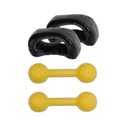 Ver imagem 1 de Kit Treino Leve Halteres Peso Mão Emborrachado Academia 3kg