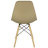 Cadeira Charles Eames Eiffel Wood Design Bege - 4