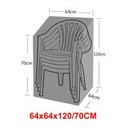 Ver imagem 2 de Capa Impermeável para Cadeira 64x64x120/70cm