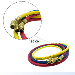 Conjunto Manifold Gás R134a R22 R404 R407 Ar Split Geladeira - 3