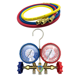 Conjunto Manifold Gás R134a R22 R404 R407 Ar Split Geladeira - 1