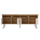 Ver imagem 5 de Rack para Sala de Tv 75 Pol 160 Cm 4217 Carvalho Off White Arly Carvalho Off White