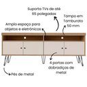 Ver imagem 7 de Rack para Sala de Tv 75 Pol 160 Cm 4217 Carvalho Off White Arly Carvalho Off White