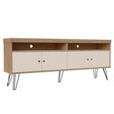 Ver imagem 1 de Rack para Sala de Tv 75 Pol 160 Cm 4217 Carvalho Off White Arly Carvalho Off White