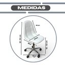 Ver imagem 2 de Kit 6 Cadeira para Escritório Estofada com Base Giratória Botonê Branco