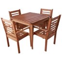 Ver imagem 1 de Conjunto Mesa com 4 Cadeiras 90cm Emanuela