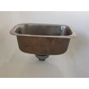 Ver imagem 2 de Cuba Auxiliar Inox 304 Escovada 30x16x14 com Valvula