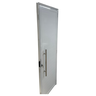 Porta de Aluminio Lambril Branco com Puxador Linha 25 - 210x70 Direita - 2