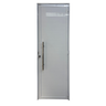 Porta de Aluminio Lambril Branco com Puxador Linha 25 - 210x70 Direita - 1