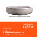 Ver imagem 3 de Vaso Bacia Safira Pedra 10 Terrano