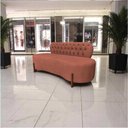 Ver mais imagens de Sofá 3 Lugares Orgânico Curvo Tókio 180cm Bouclé Terracota