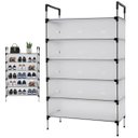 Ver imagem 1 de Sapateira 6 Andares Rack Tenis Sandalia Sapato Prateleira Organizaçao Ambiente Hall de Entrada Muliu