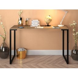 Escrivaninha Mesa Para Livros Bancada Estilo Industrial - 1 Escrivaninha Mesa Para Livros Bancada Estilo Industrial - 1