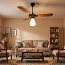 Ver imagem 5 de Ventilador de Teto Aeris 150W 100cm 3 Pás Marrom 110V