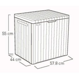 Mini Baú Multiuso City Box Keter 113l - 9