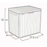 Mini Baú Multiuso City Box Keter 113l - 9