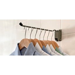 Suporte de Cabides Spin Fgvtn Cinza Cromo - 72972411 - 2