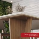 Ver mais imagens de Conjunto Sala Jantar Mesa Vértice 90 cm Canto Reto C Vidro 4 Cadeiras Milla Henn