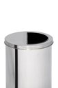Ver imagem 5 de Lixeira de Inox 20l com Aro Meia Lua 24x40