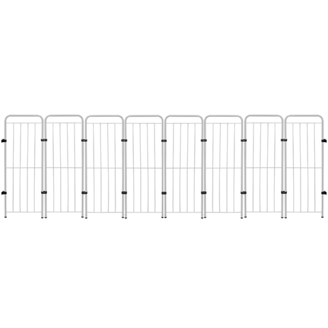 Cercado Dobrável 98 9 Módulos Utilyse Branco