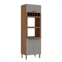 Ver imagem 2 de Torre Quente 1300 3 Portas Ebano Fosco/fendi - Genialflex