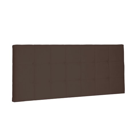 Cabeceira Painel Verona Para Cama Box Queen 160 cm Suede Café - D’Rossi