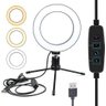 Kit Gravação Vídeo Profissional Ring Light Anel Iluminador - 4