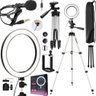 Kit Gravação Vídeo Profissional Ring Light Anel Iluminador - 1