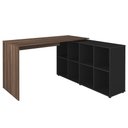Ver imagem 1 de Mesa Escrivaninha em L 140x130cm 8 Nichos Eron A06 - Mpozenato