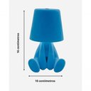 Ver imagem 4 de Abajur Boneco Infantil Led 3 Luzes Iluminação Noturna Cor:azul