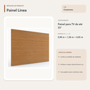 Ver imagem 4 de Painel para TV até 55 Polegadas Línea Cinamomo Formimóveis