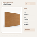 Ver imagem 3 de Painel para TV até 55 Polegadas Línea Cinamomo Formimóveis