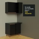 Ver imagem 7 de Cozinha Completa de Canto Preto Reims Madesa