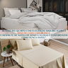 Conjunto de Lencol Casal King Size Casa Blanca 100%algodao Super Macio:caqui - 4