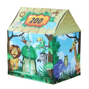 Barraca Infantil Cabana Tenda Toca Animais Zoológico Verde