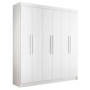 Ver imagem 1 de Guarda Roupa California 6 Portas Branco - Tigus