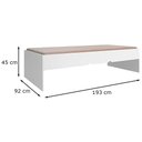 Ver imagem 3 de Bicama Cama com Auxiliar Solteiro Branca Chiara - Phoenix Baby