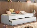 Ver imagem 6 de Bicama Cama com Auxiliar Solteiro Branca Chiara - Phoenix Baby