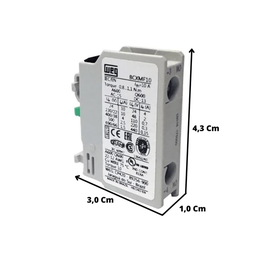 Bloco de Contato Frontal 1na Bcxmf-10 para Contator Cwm Weg - 3