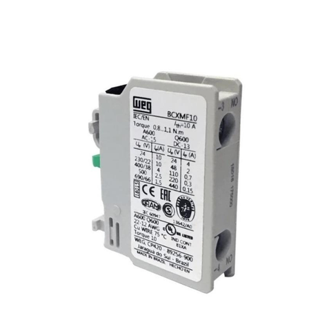 Bloco de Contato Frontal 1na Bcxmf-10 para Contator Cwm Weg