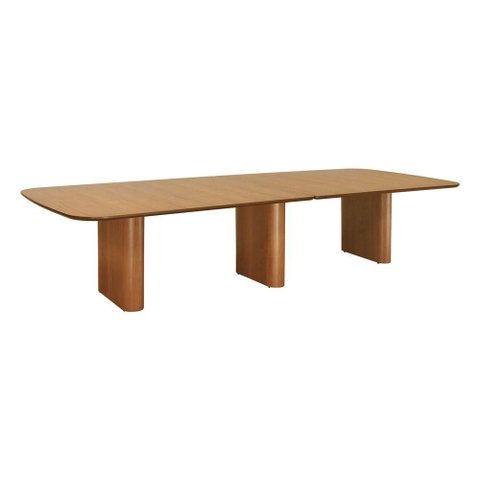 Mesa de Jantar Grand Mesa 14 Lugares Retangular Laminado Cinamomo 360cm Decorise