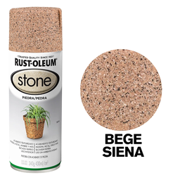 Tinta Spray Efeito Pedra Stone Cor Bege Siena Rust Oleum - 3