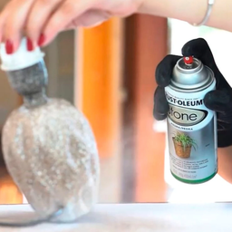 Tinta Spray Efeito Pedra Stone Cor Bege Siena Rust Oleum - 4