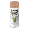 Tinta Spray Efeito Pedra Stone Cor Bege Siena Rust Oleum - 1