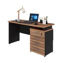Ver imagem 2 de Escrivaninha Mesa Escritório 135cm 4 Gavetas Flex Multimóveis CR25314