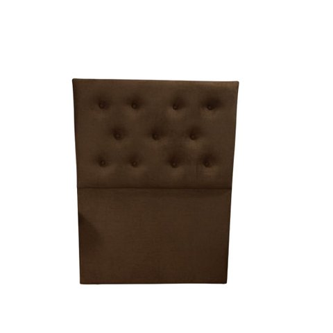 Cabeceira de Cama Box Solteiro - Suede Marrom