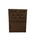 Ver imagem 1 de Cabeceira de Cama Box Solteiro - Suede Marrom